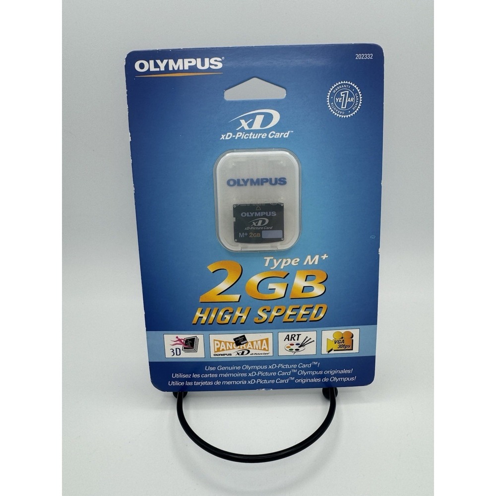 Olympus xD-Picture Card XD 2GB High Speed Type M+ SEALED 202332 New